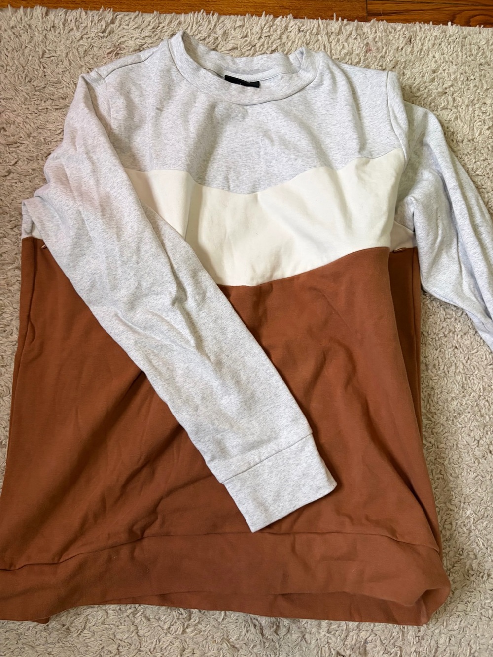 Nursing Queen Light Heather Gray Crewneck Sweatshirt